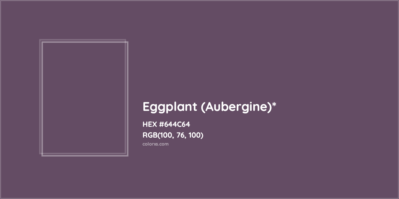 HEX #644C64 Color Name, Color Code, Palettes, Similar Paints, Images