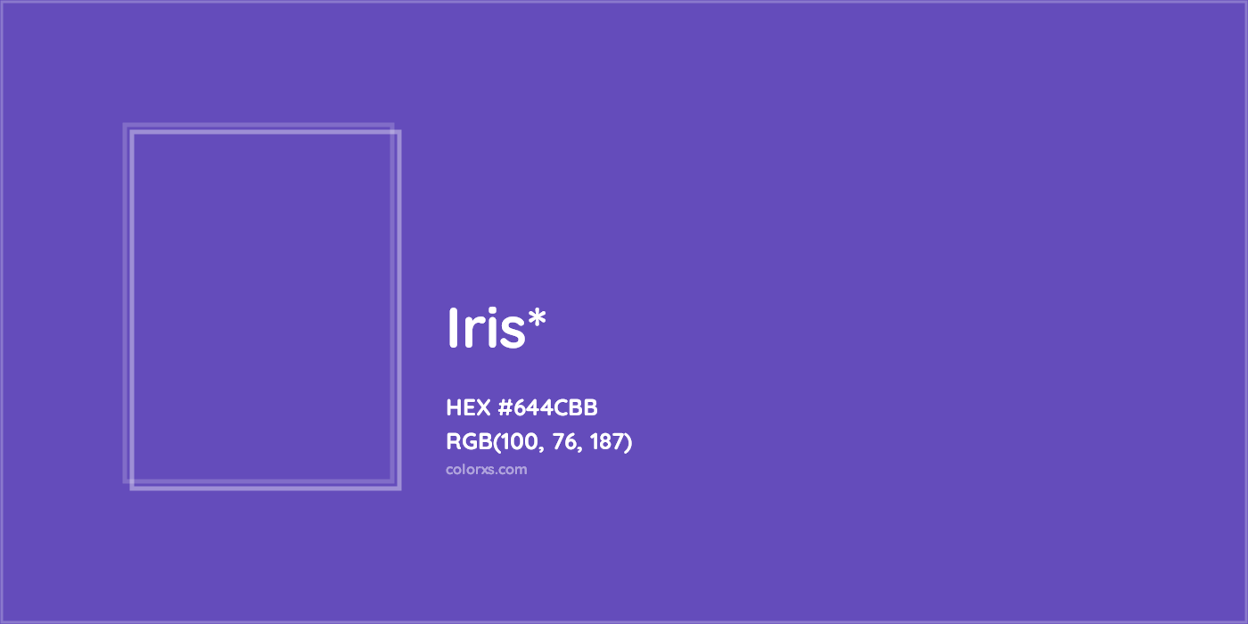 HEX #644CBB Color Name, Color Code, Palettes, Similar Paints, Images
