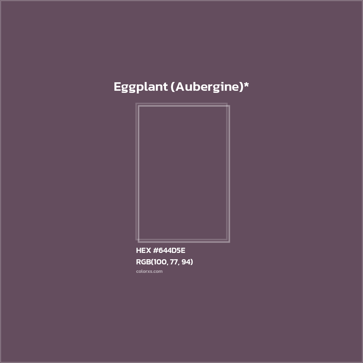 HEX #644D5E Color Name, Color Code, Palettes, Similar Paints, Images