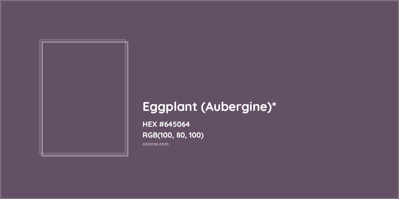 HEX #645064 Color Name, Color Code, Palettes, Similar Paints, Images