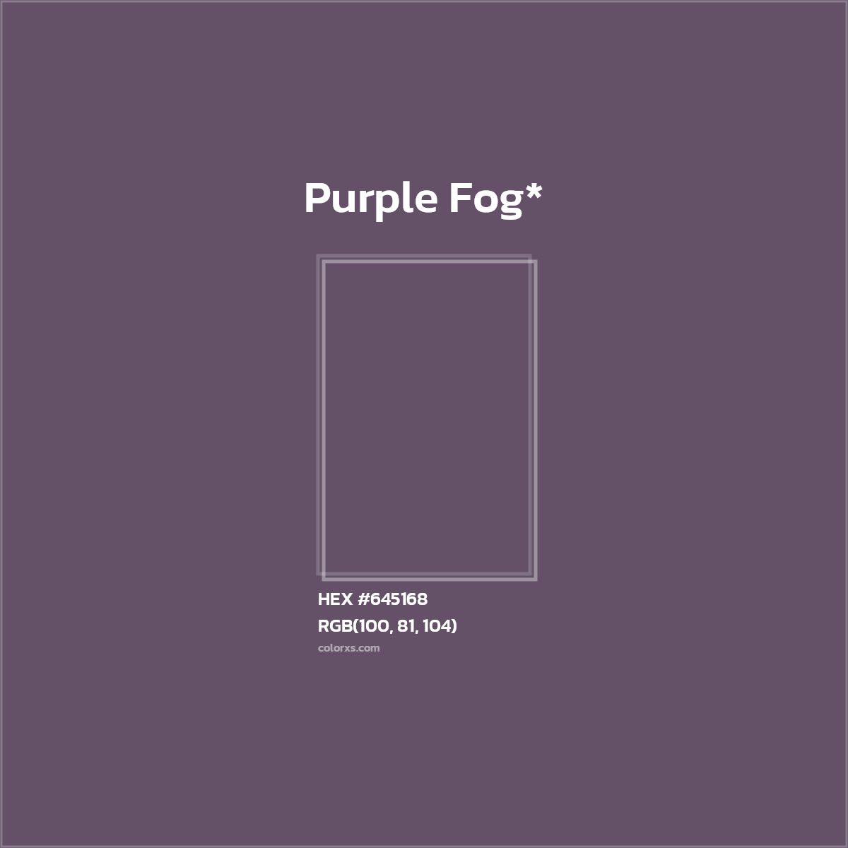 HEX #645168 Color Name, Color Code, Palettes, Similar Paints, Images
