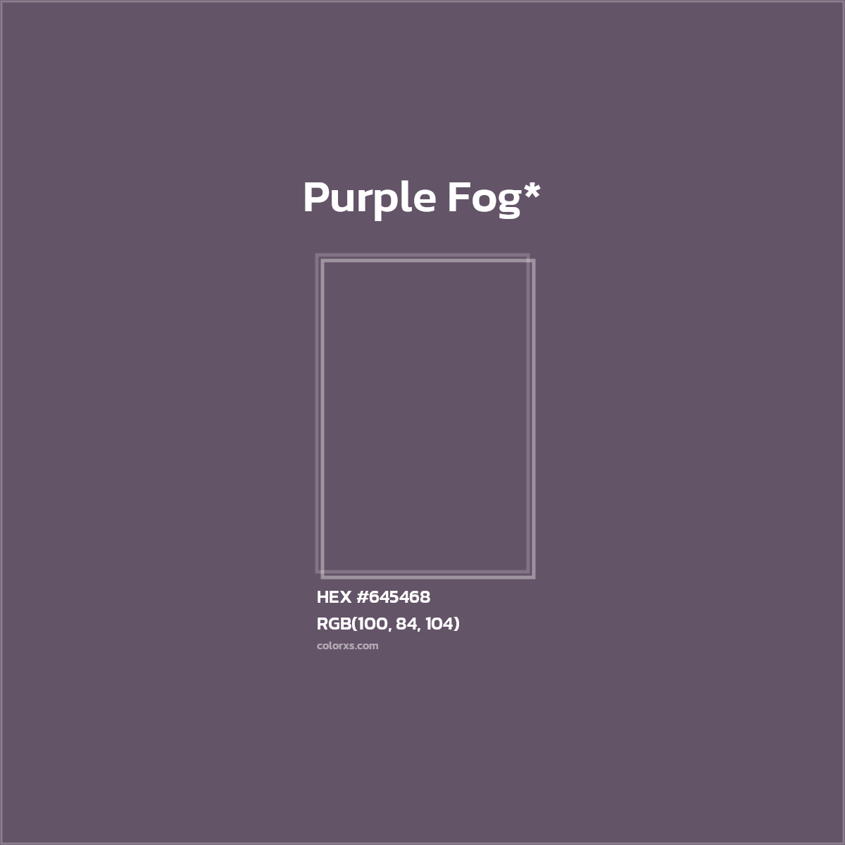 HEX #645468 Color Name, Color Code, Palettes, Similar Paints, Images