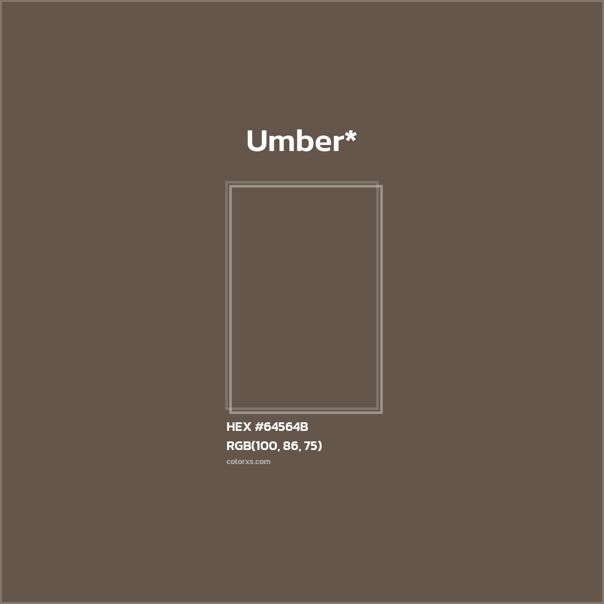 HEX #64564B Color Name, Color Code, Palettes, Similar Paints, Images