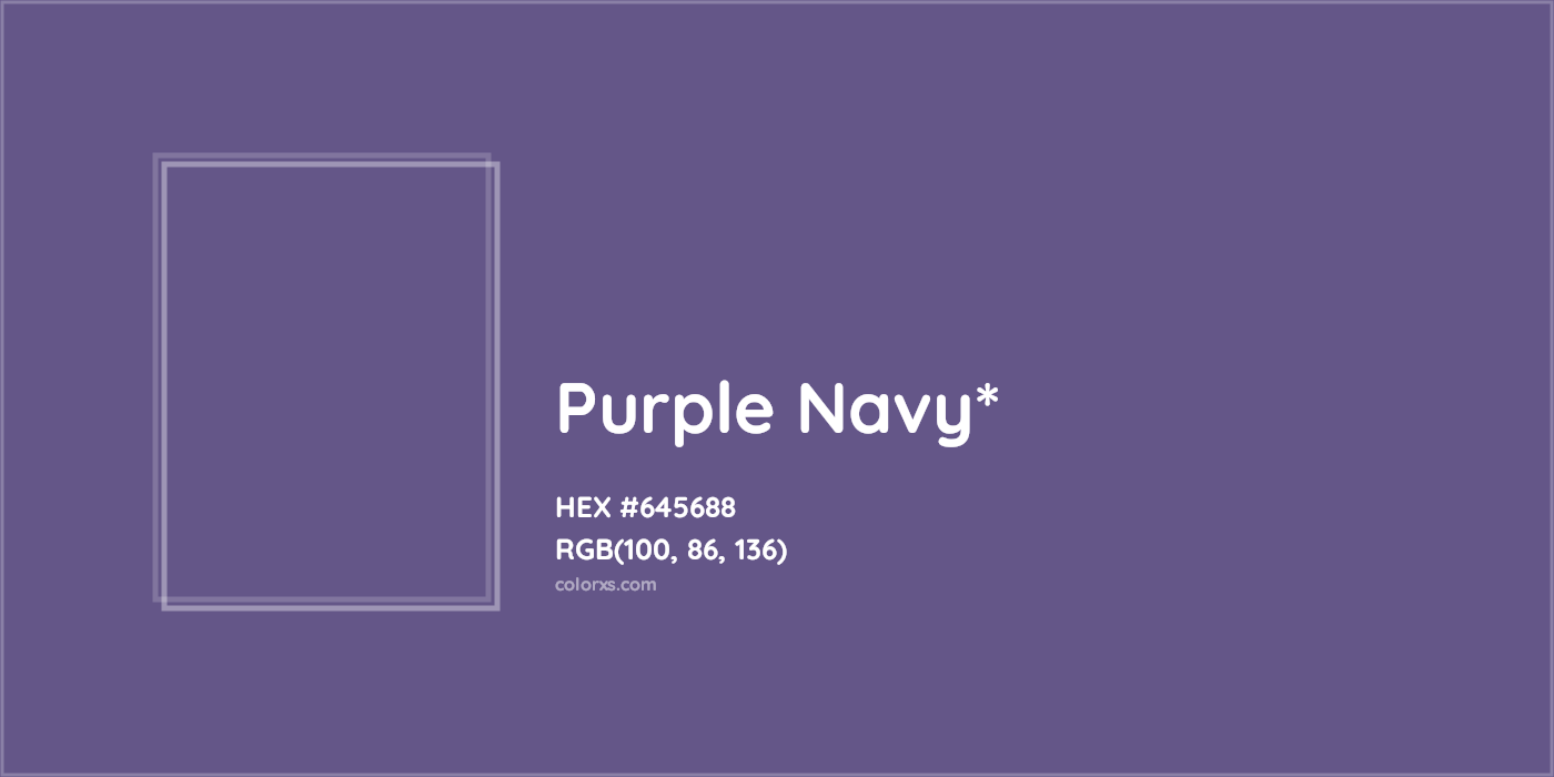 HEX #645688 Color Name, Color Code, Palettes, Similar Paints, Images