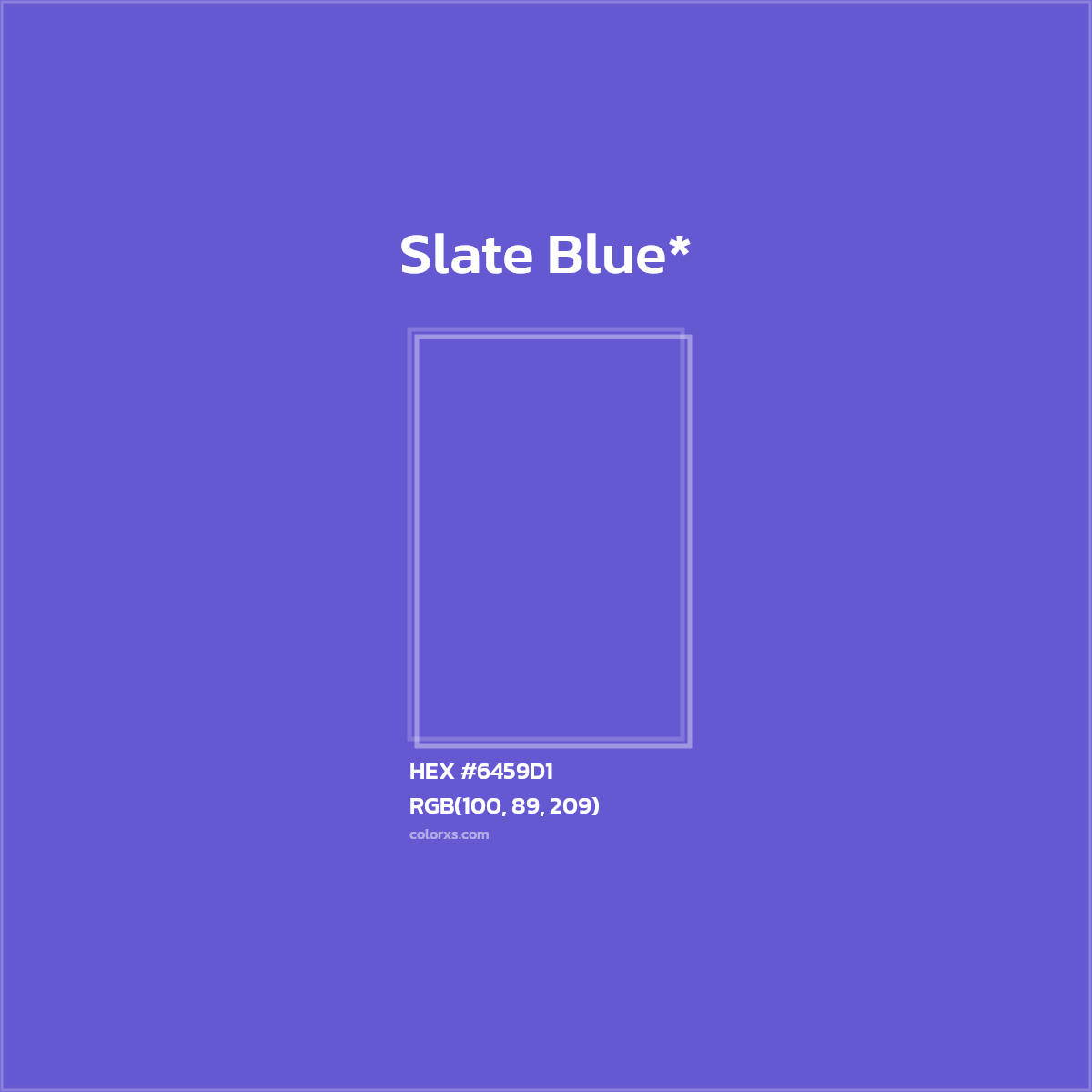 HEX #6459D1 Color Name, Color Code, Palettes, Similar Paints, Images