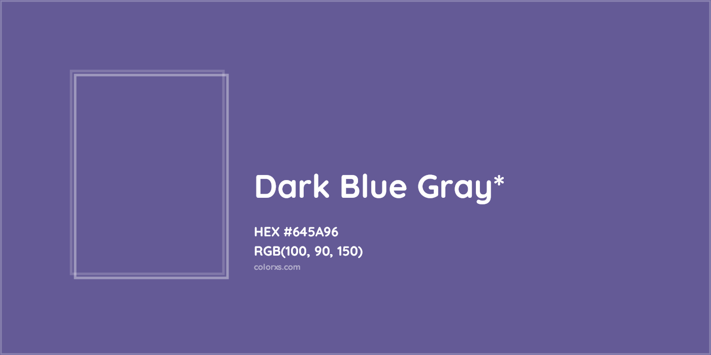 HEX #645A96 Color Name, Color Code, Palettes, Similar Paints, Images