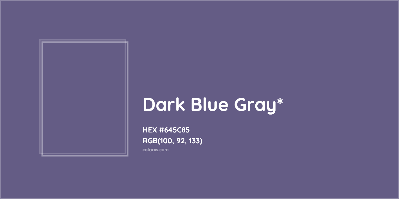 HEX #645C85 Color Name, Color Code, Palettes, Similar Paints, Images
