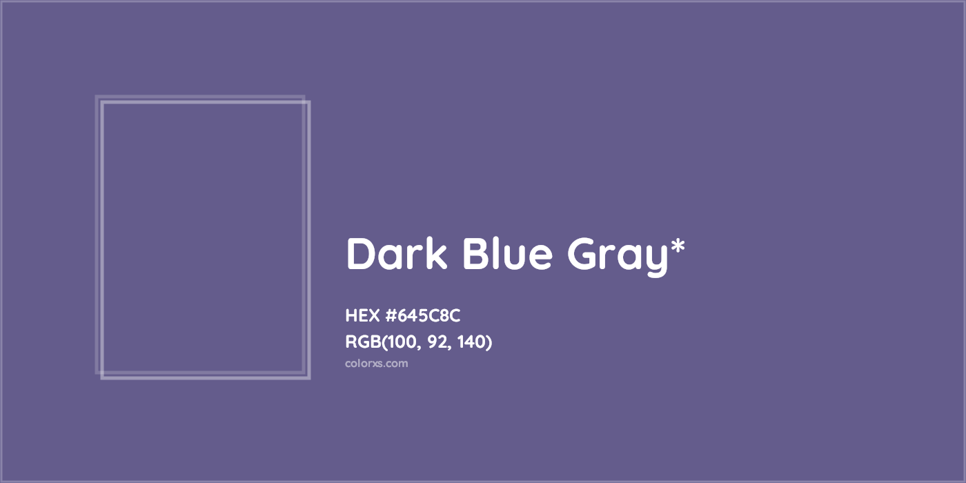 HEX #645C8C Color Name, Color Code, Palettes, Similar Paints, Images