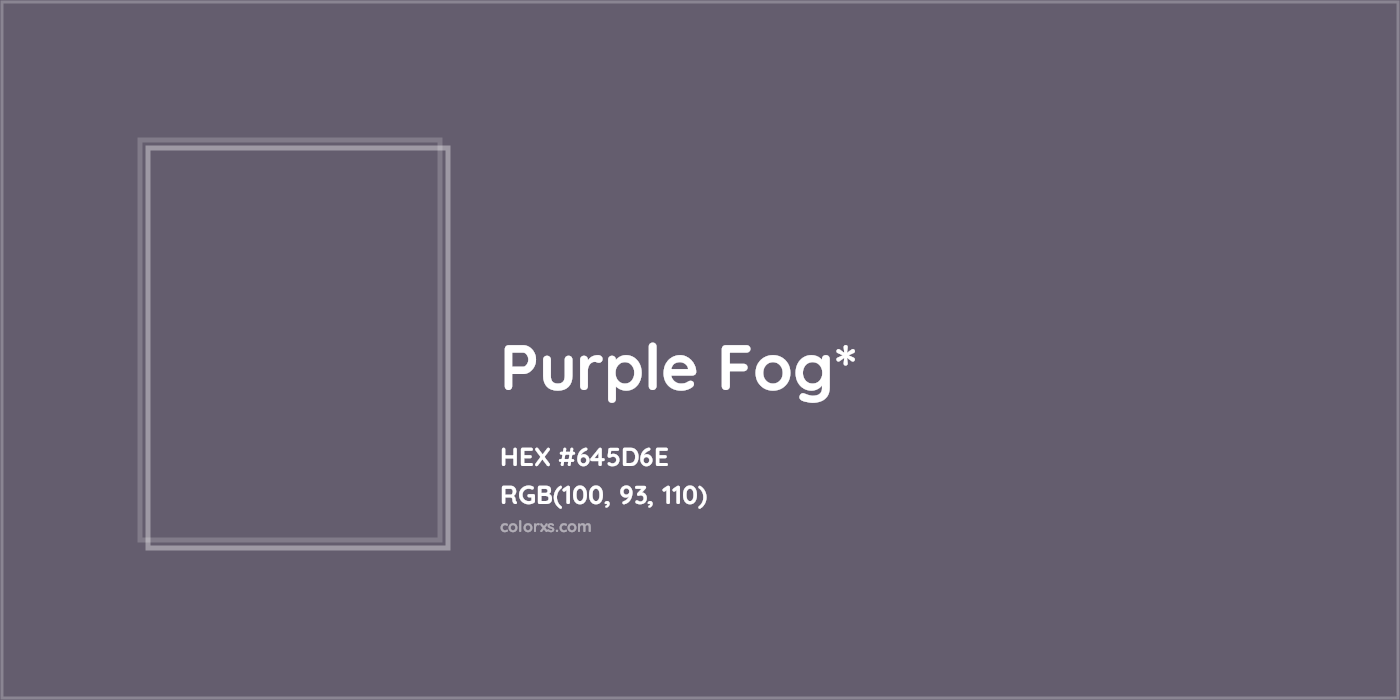 HEX #645D6E Color Name, Color Code, Palettes, Similar Paints, Images