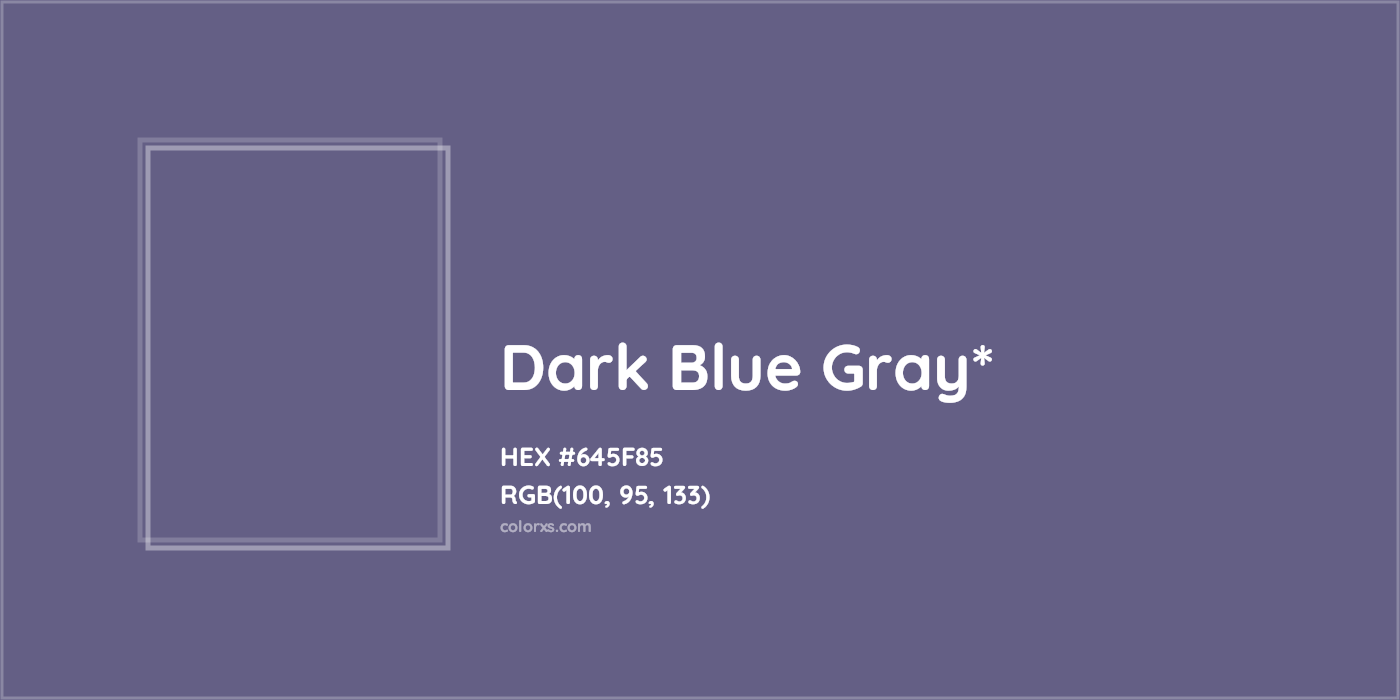 HEX #645F85 Color Name, Color Code, Palettes, Similar Paints, Images