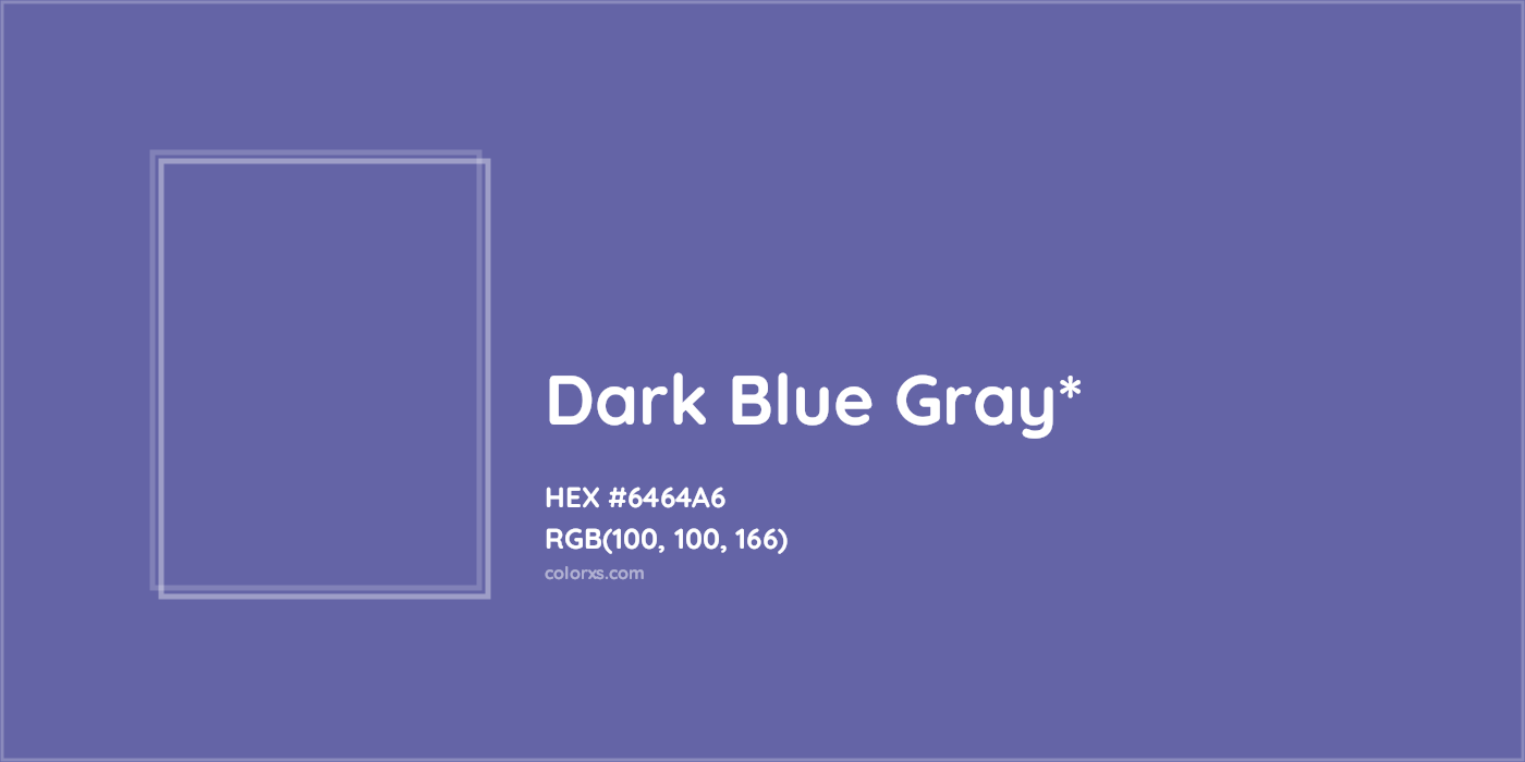 HEX #6464A6 Color Name, Color Code, Palettes, Similar Paints, Images