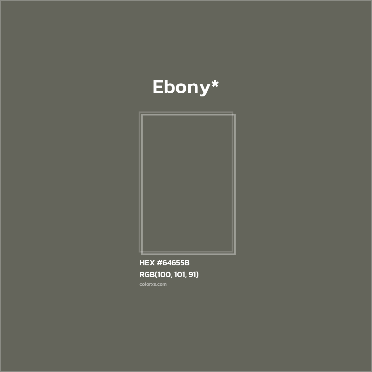 HEX #64655B Color Name, Color Code, Palettes, Similar Paints, Images