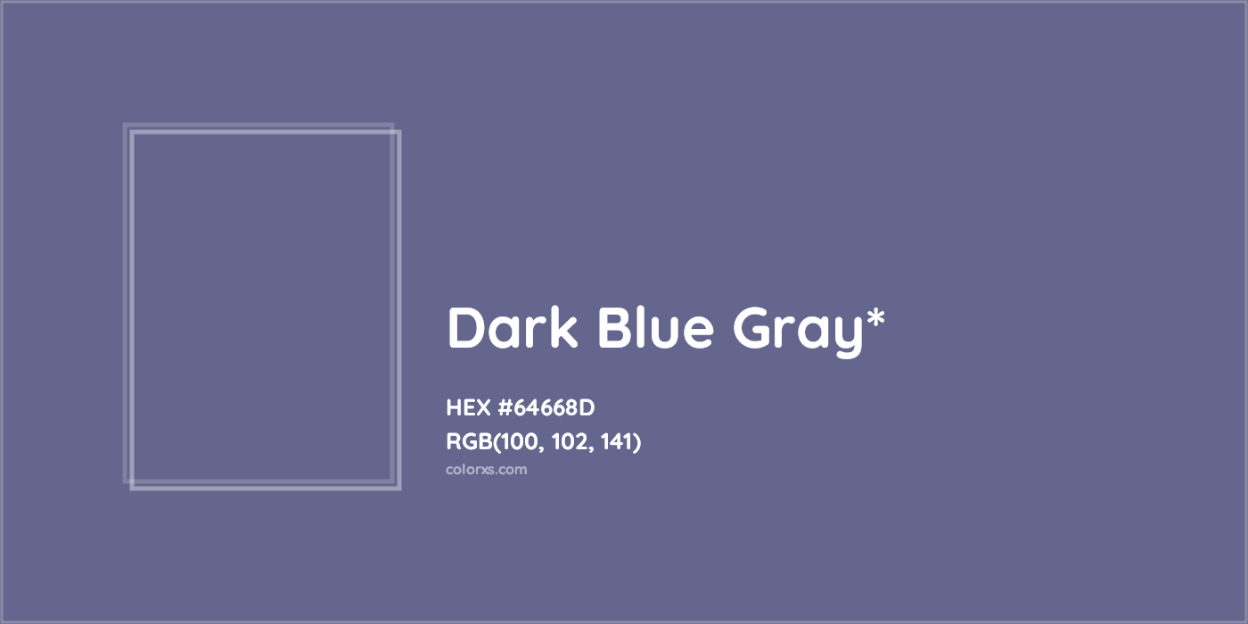 HEX #64668D Color Name, Color Code, Palettes, Similar Paints, Images