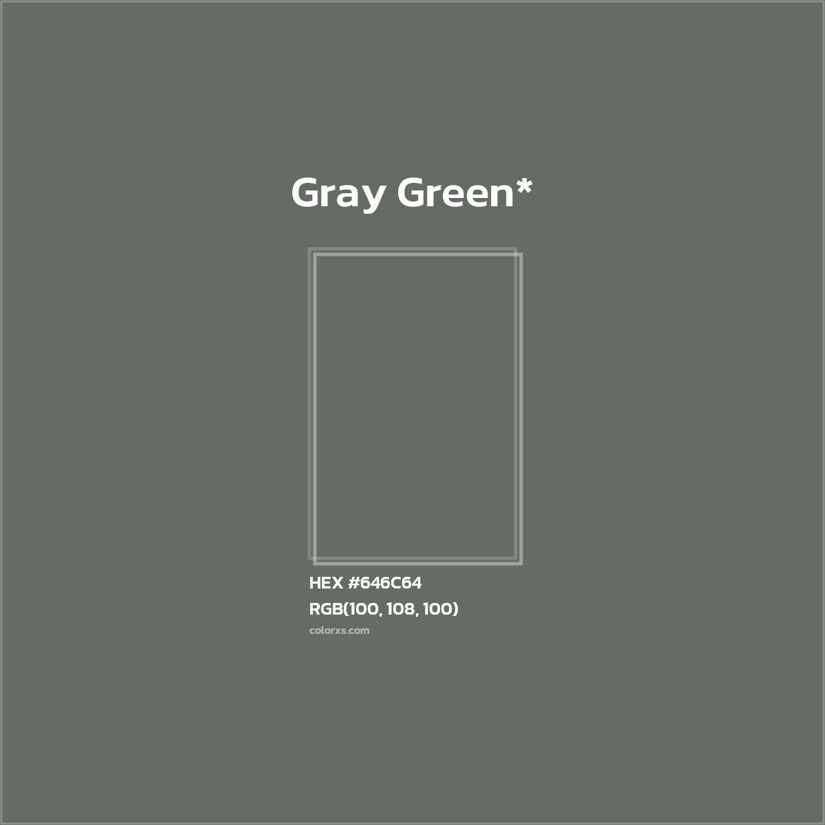 HEX #646C64 Color Name, Color Code, Palettes, Similar Paints, Images
