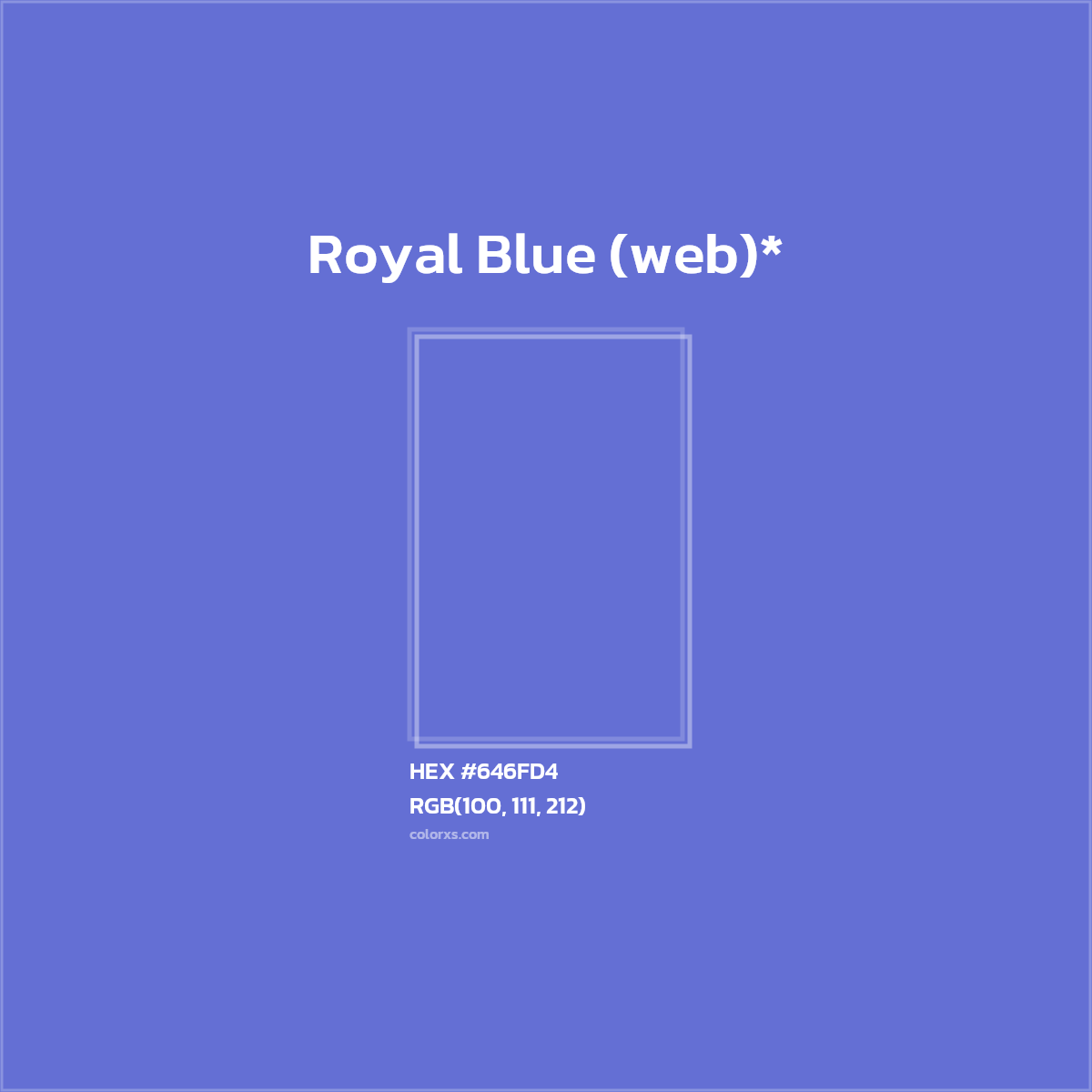 HEX #646FD4 Color Name, Color Code, Palettes, Similar Paints, Images