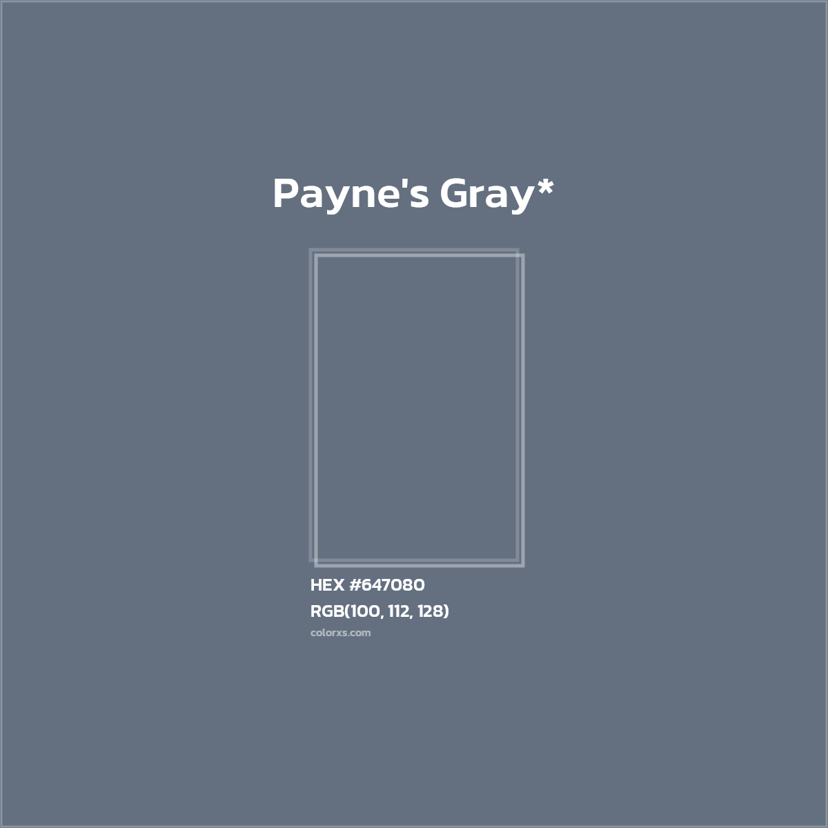 HEX #647080 Color Name, Color Code, Palettes, Similar Paints, Images