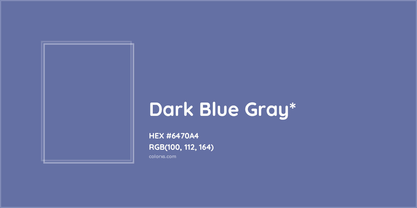 HEX #6470A4 Color Name, Color Code, Palettes, Similar Paints, Images
