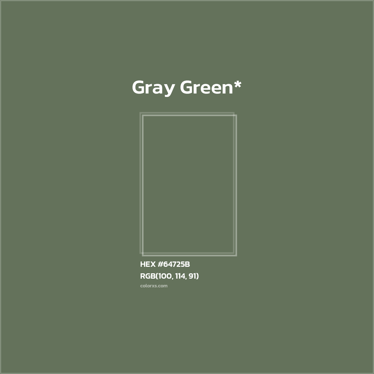 HEX #64725B Color Name, Color Code, Palettes, Similar Paints, Images