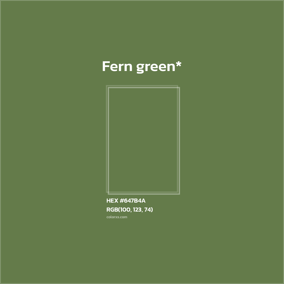 HEX #647B4A Color Name, Color Code, Palettes, Similar Paints, Images