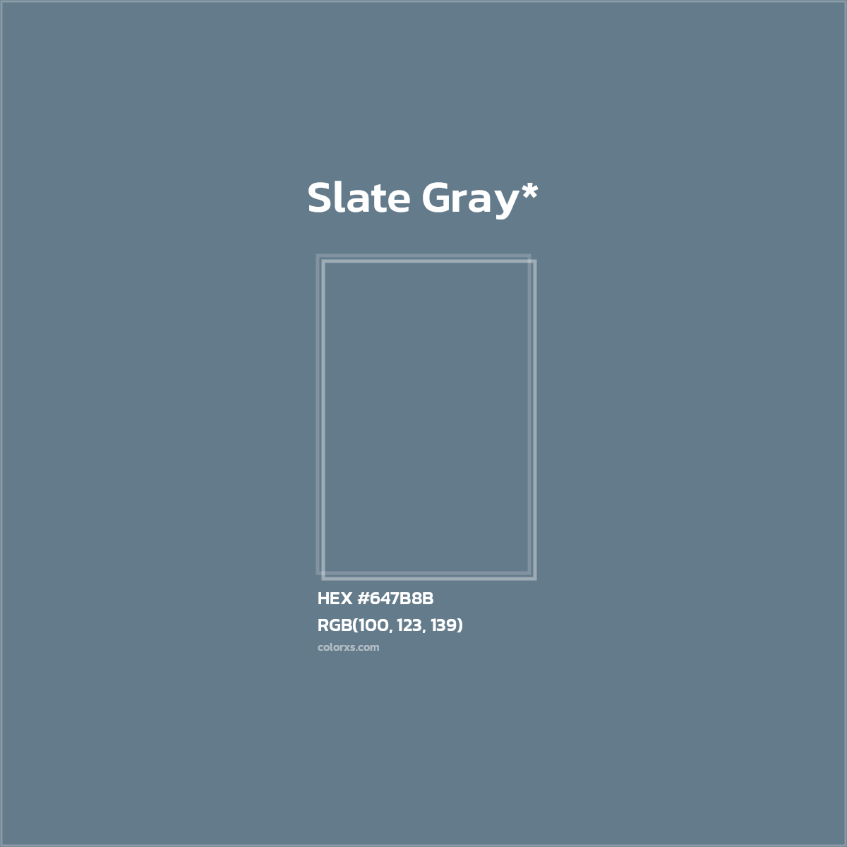 HEX #647B8B Color Name, Color Code, Palettes, Similar Paints, Images