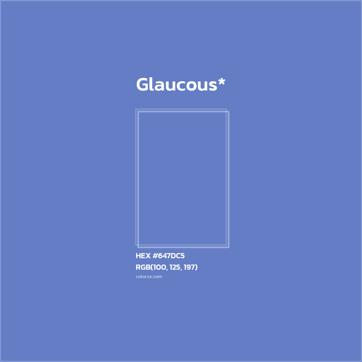 HEX #647DC5 Color Name, Color Code, Palettes, Similar Paints, Images