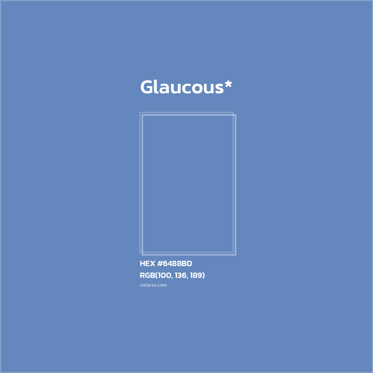 HEX #6488BD Color Name, Color Code, Palettes, Similar Paints, Images