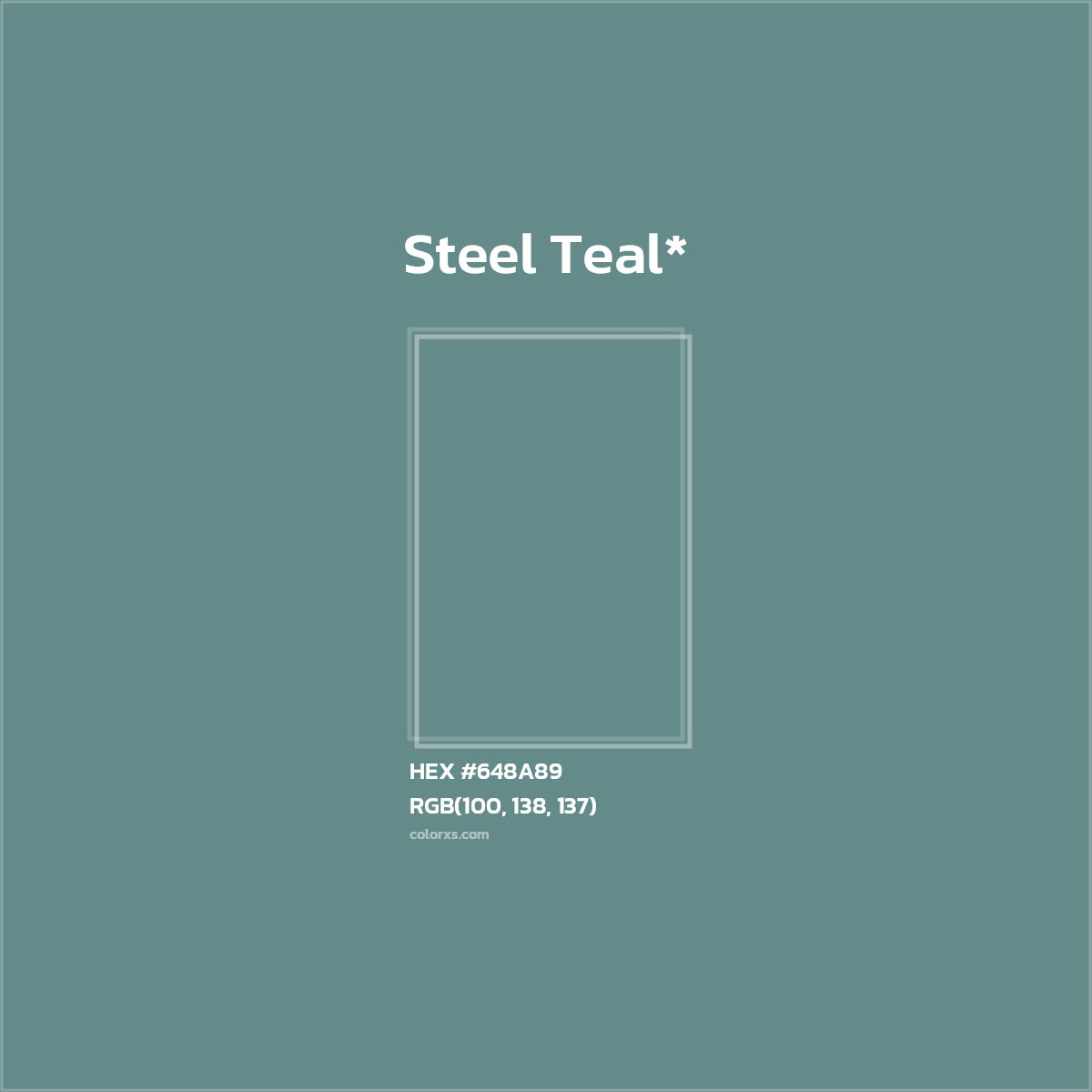 HEX #648A89 Color Name, Color Code, Palettes, Similar Paints, Images