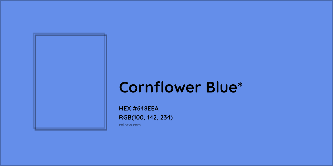 HEX #648EEA Color Name, Color Code, Palettes, Similar Paints, Images