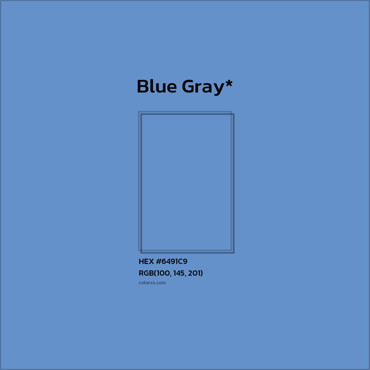 HEX #6491C9 Color Name, Color Code, Palettes, Similar Paints, Images