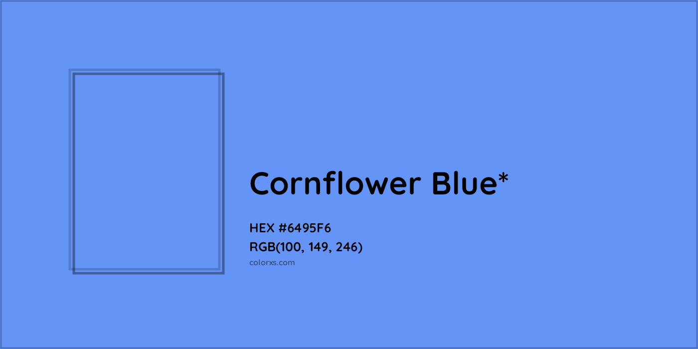HEX #6495F6 Color Name, Color Code, Palettes, Similar Paints, Images