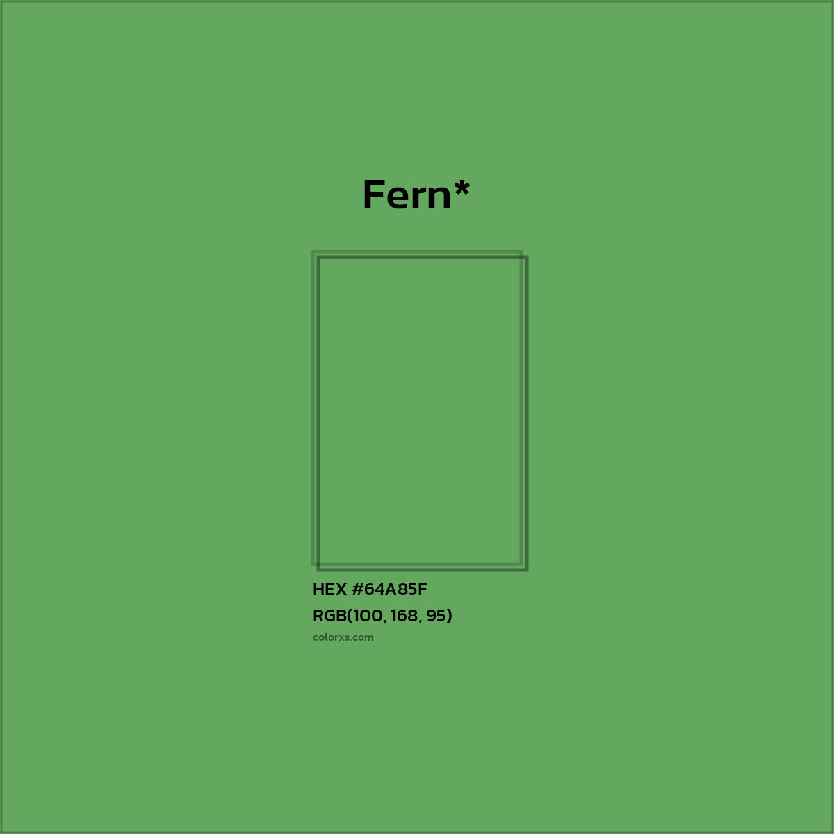 HEX #64A85F Color Name, Color Code, Palettes, Similar Paints, Images