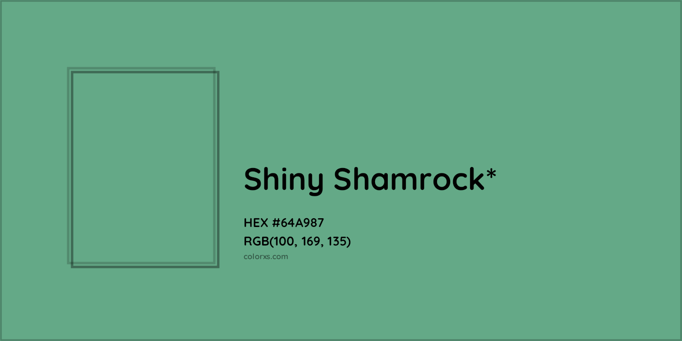 HEX #64A987 Color Name, Color Code, Palettes, Similar Paints, Images