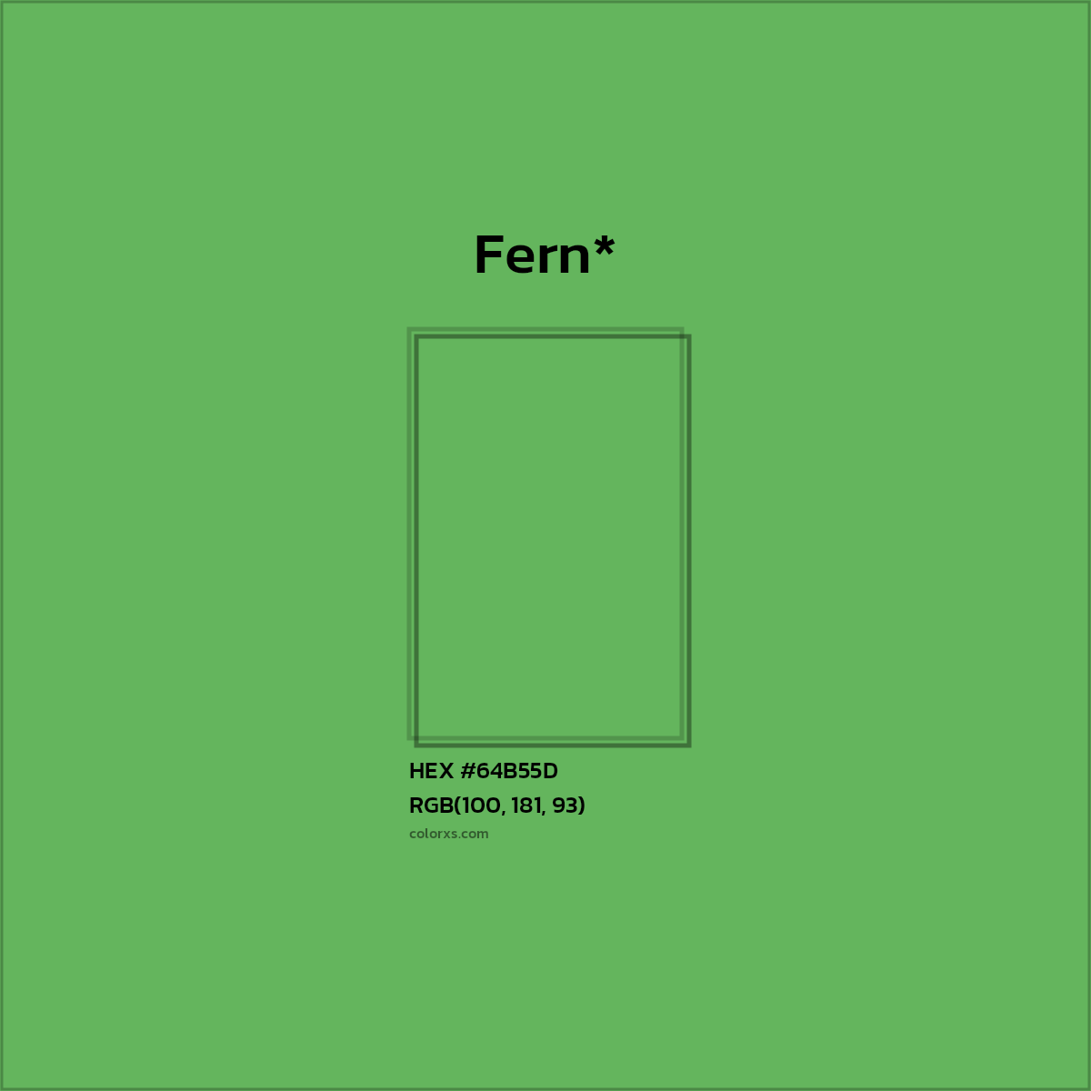 HEX #64B55D Color Name, Color Code, Palettes, Similar Paints, Images