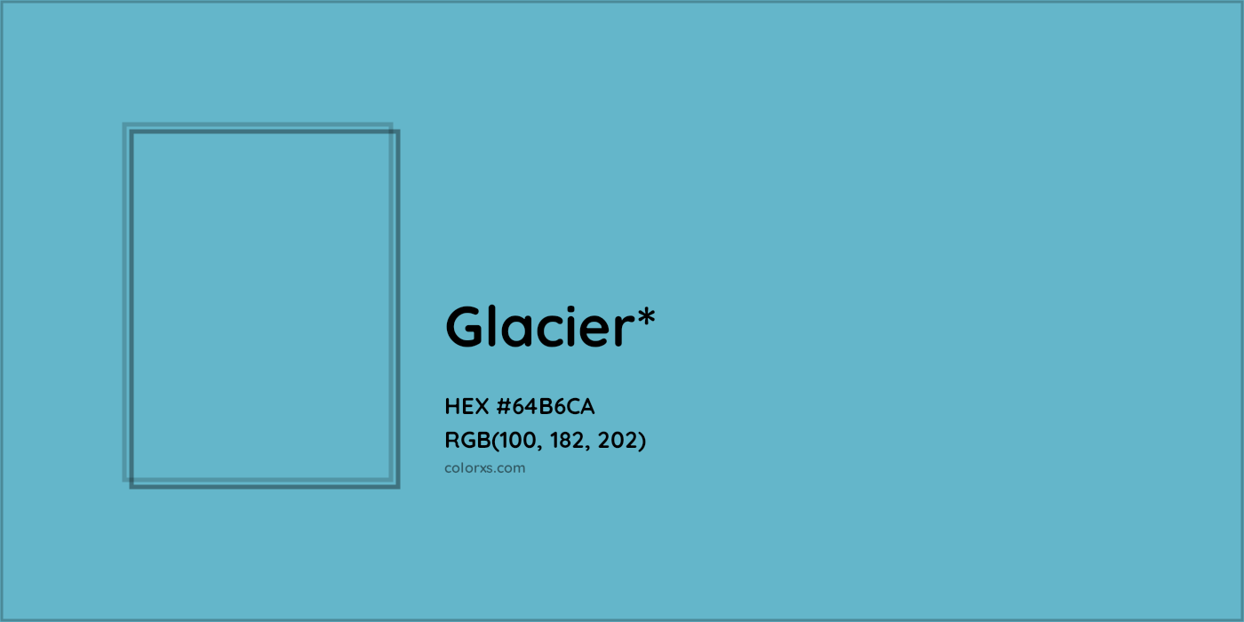 HEX #64B6CA Color Name, Color Code, Palettes, Similar Paints, Images