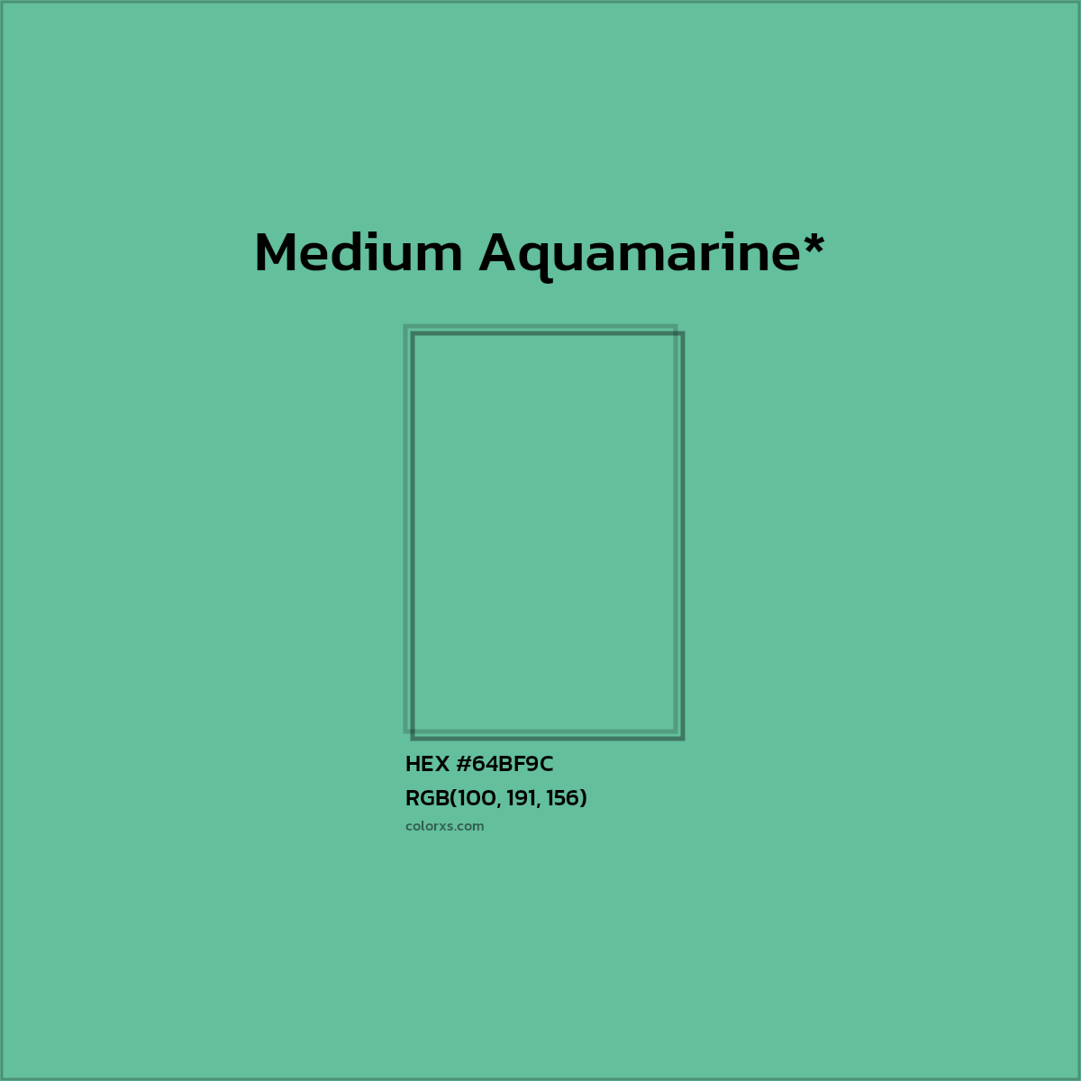 HEX #64BF9C Color Name, Color Code, Palettes, Similar Paints, Images