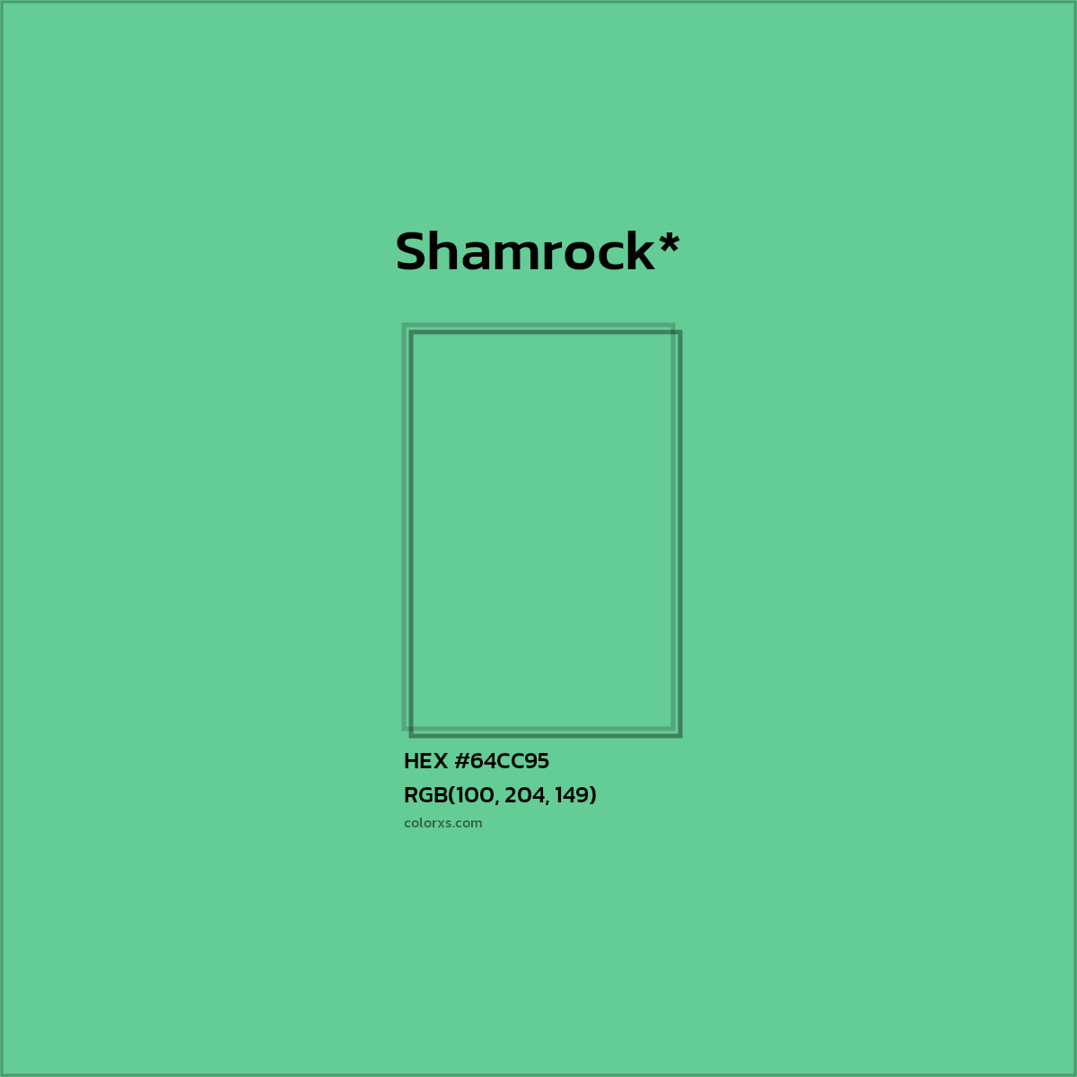 HEX #64CC95 Color Name, Color Code, Palettes, Similar Paints, Images