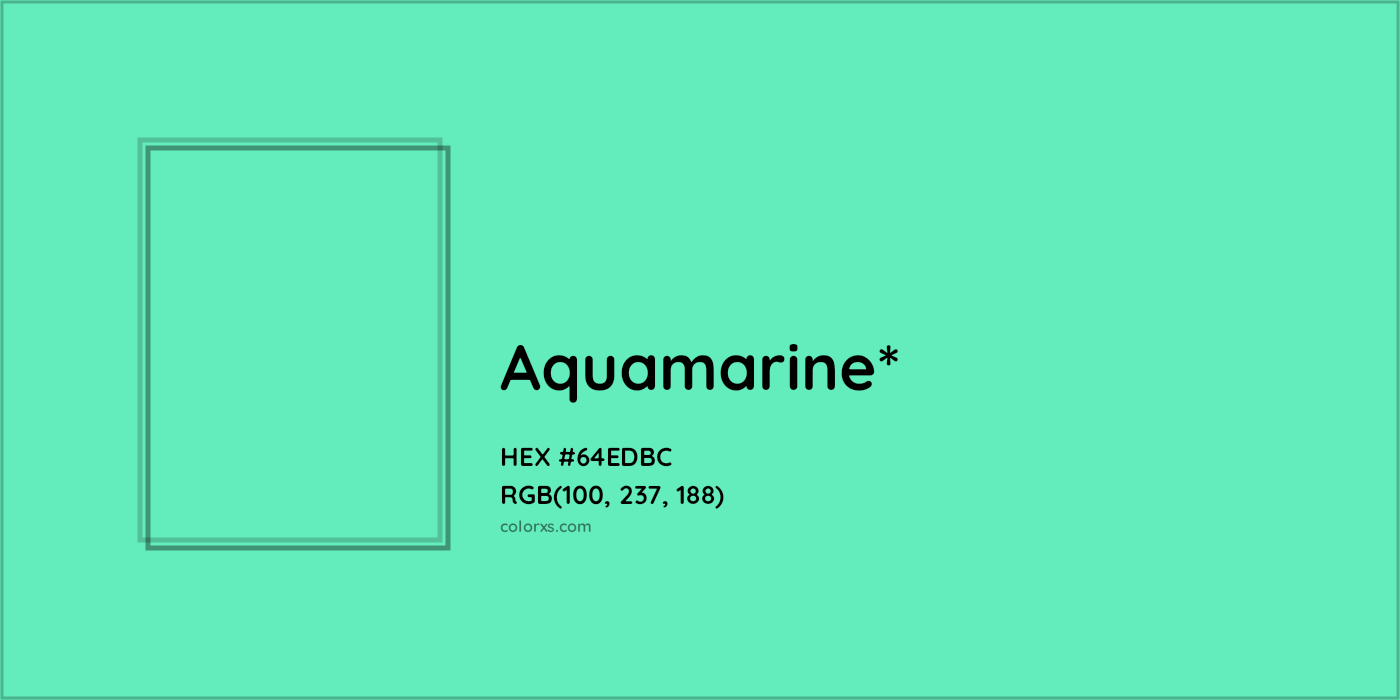 HEX #64EDBC Color Name, Color Code, Palettes, Similar Paints, Images