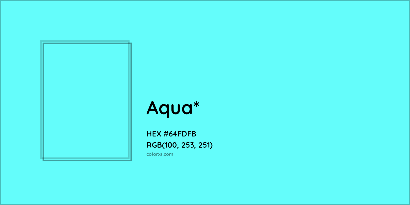 HEX #64FDFB Color Name, Color Code, Palettes, Similar Paints, Images