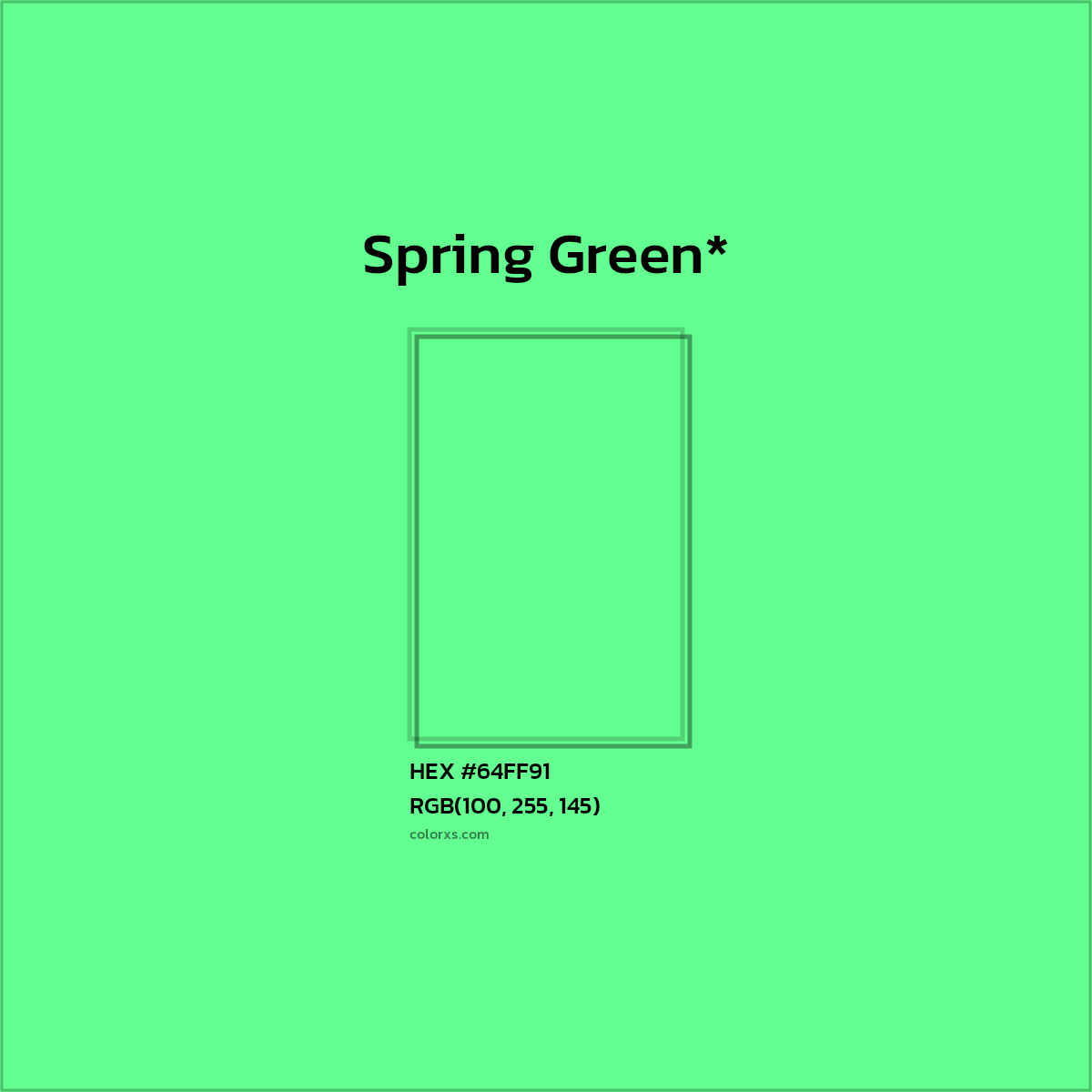 HEX #64FF91 Color Name, Color Code, Palettes, Similar Paints, Images