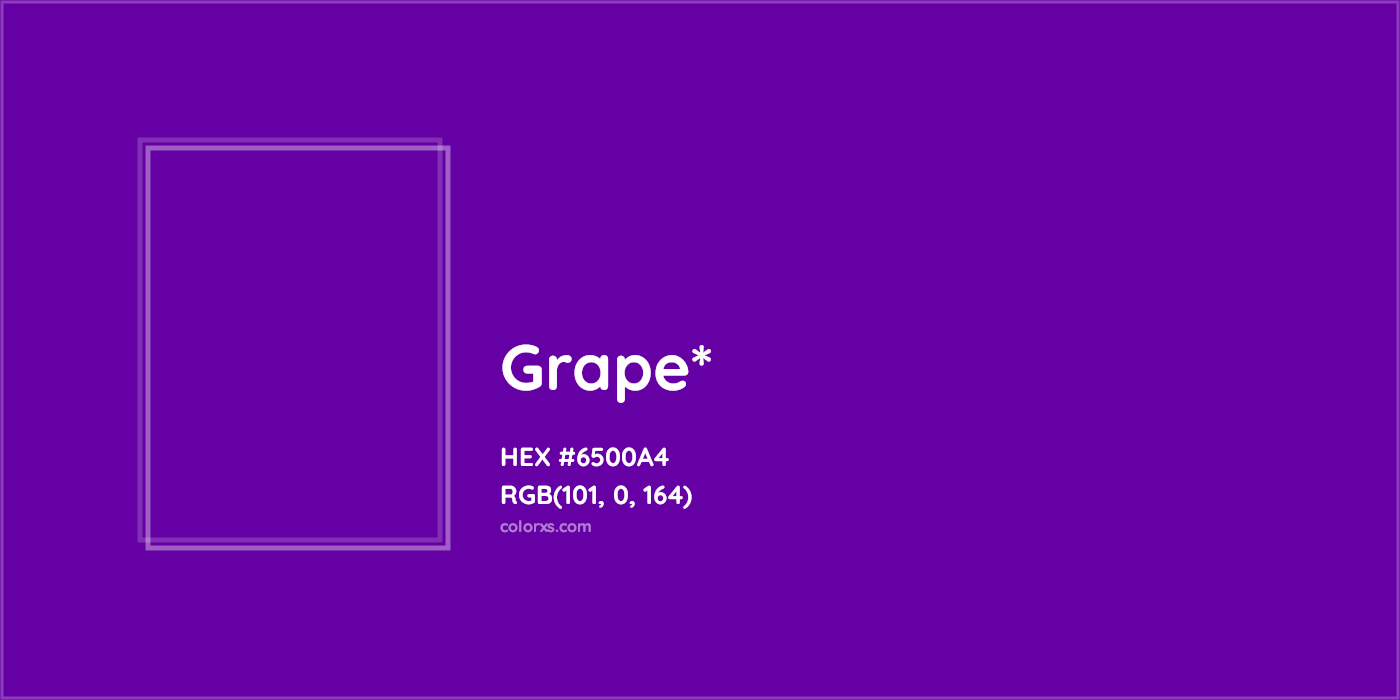HEX #6500A4 Color Name, Color Code, Palettes, Similar Paints, Images