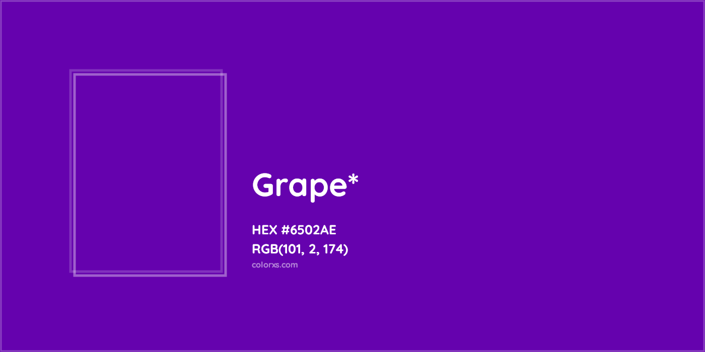 HEX #6502AE Color Name, Color Code, Palettes, Similar Paints, Images