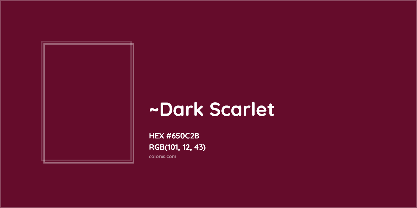 HEX #650C2B Color Name, Color Code, Palettes, Similar Paints, Images