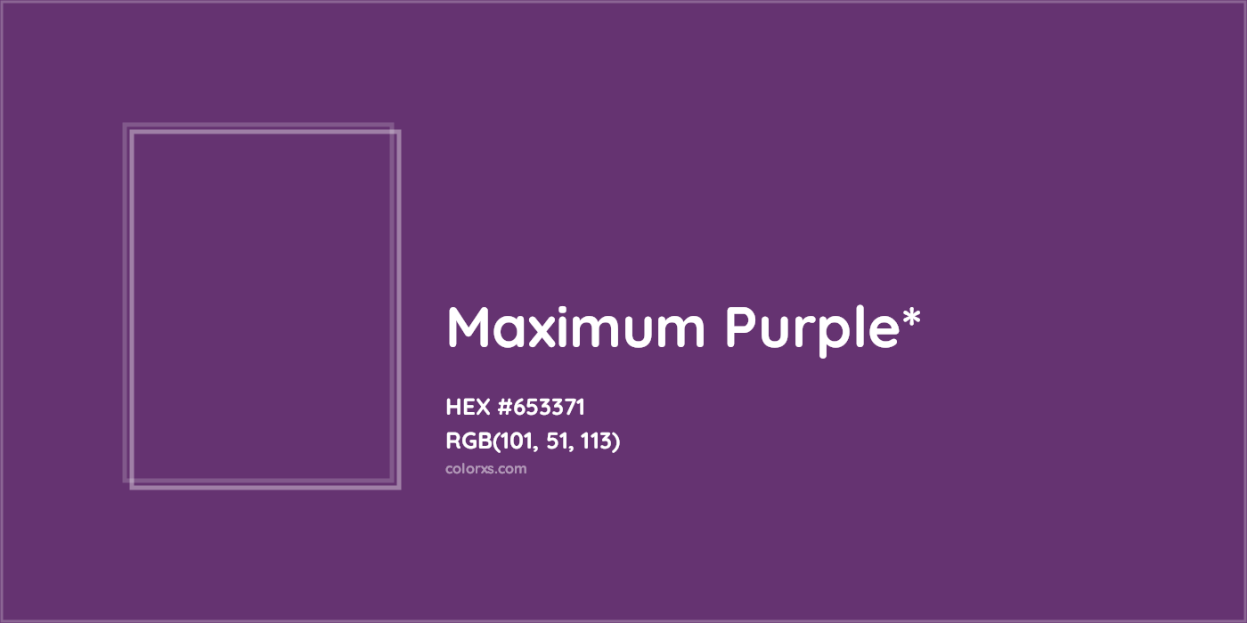 HEX #653371 Color Name, Color Code, Palettes, Similar Paints, Images