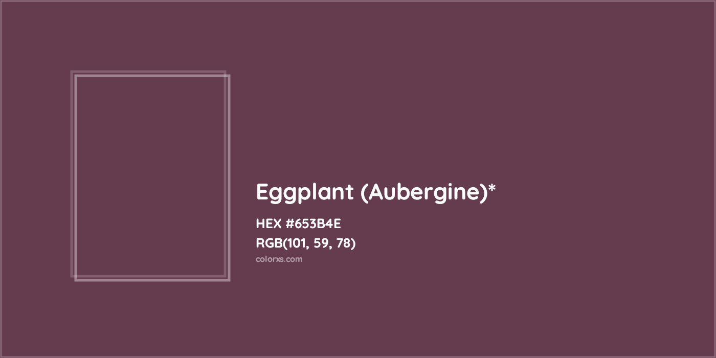 HEX #653B4E Color Name, Color Code, Palettes, Similar Paints, Images