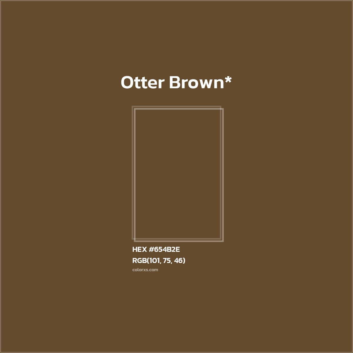HEX #654B2E Color Name, Color Code, Palettes, Similar Paints, Images