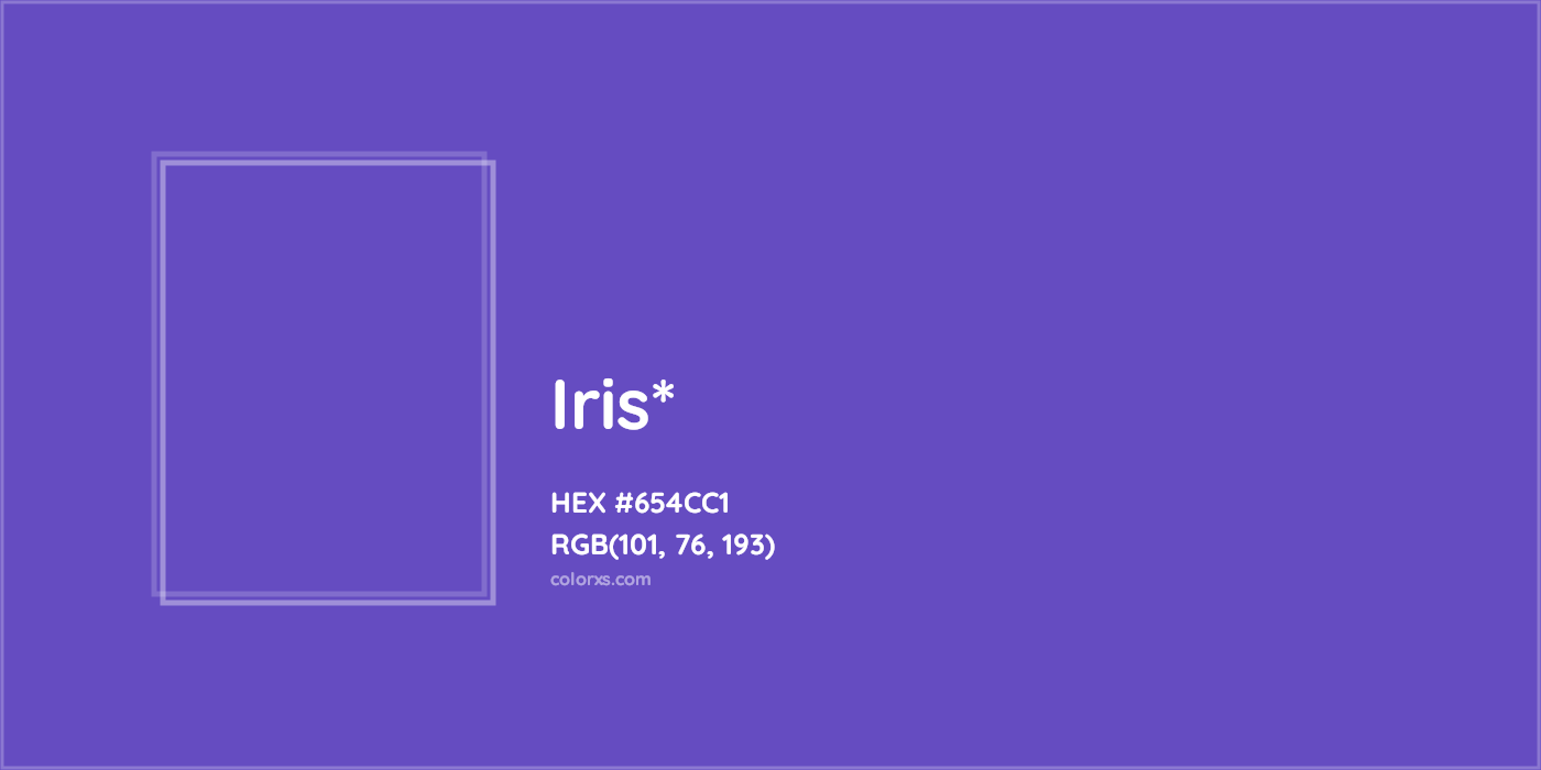 HEX #654CC1 Color Name, Color Code, Palettes, Similar Paints, Images