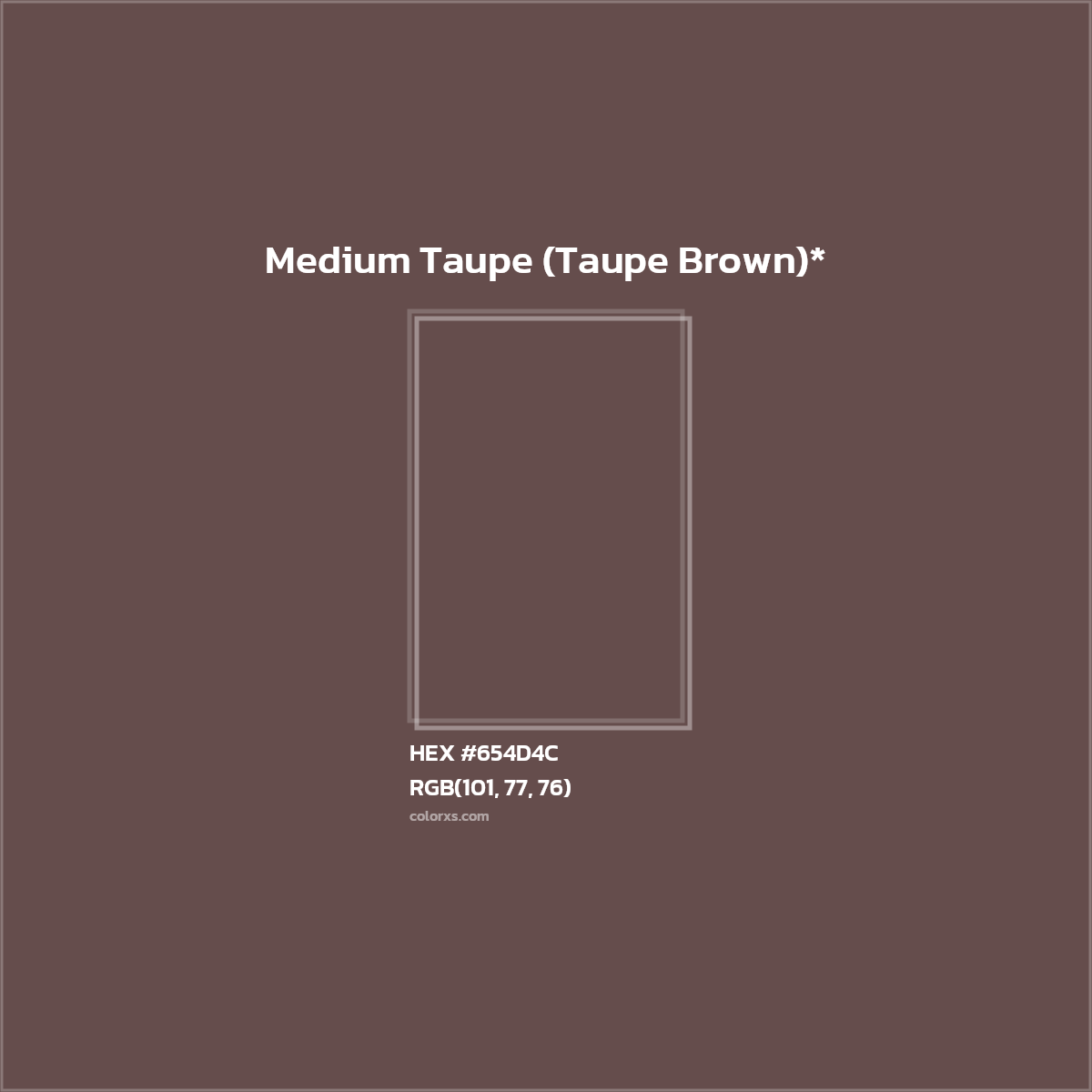 HEX #654D4C Color Name, Color Code, Palettes, Similar Paints, Images