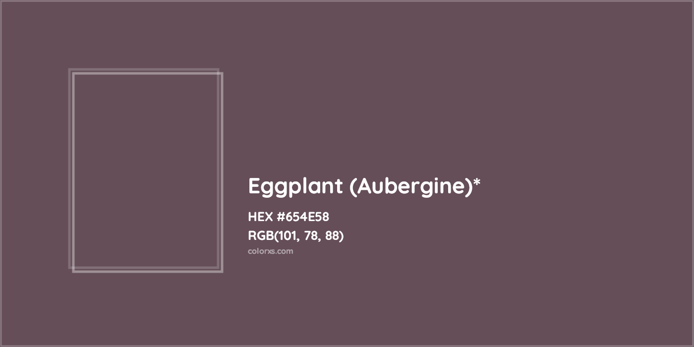 HEX #654E58 Color Name, Color Code, Palettes, Similar Paints, Images