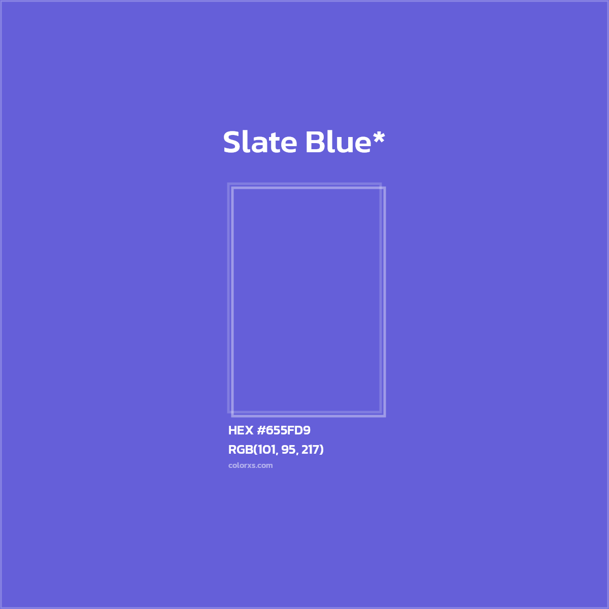 HEX #655FD9 Color Name, Color Code, Palettes, Similar Paints, Images