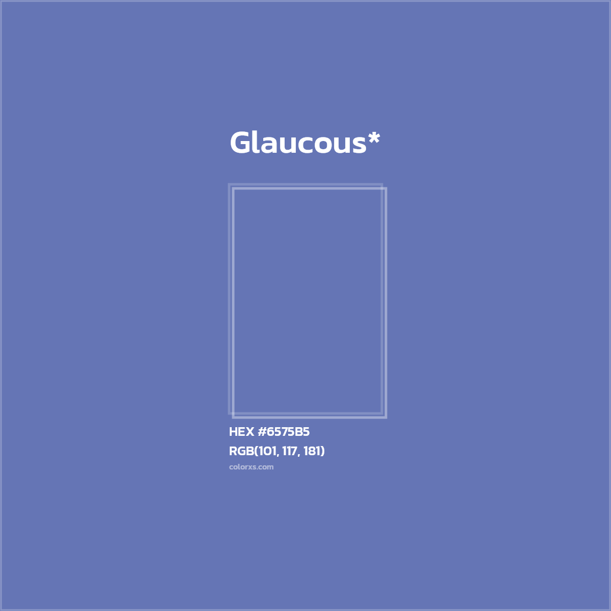 HEX #6575B5 Color Name, Color Code, Palettes, Similar Paints, Images
